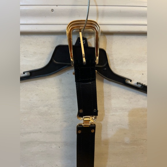 ZARA 100% Leather Belt with Square Buckle - Picture 10 of 15